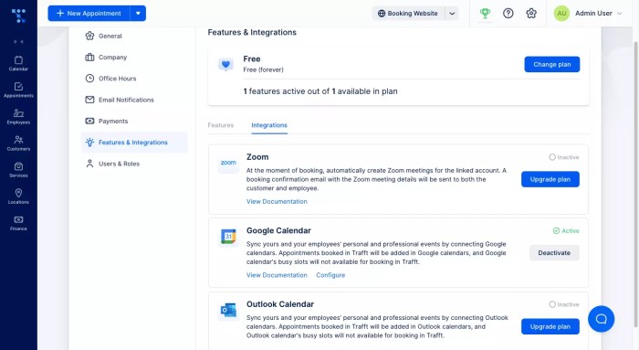 Booking engine