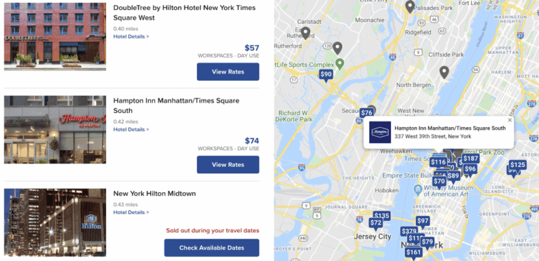 Hilton corporate booking